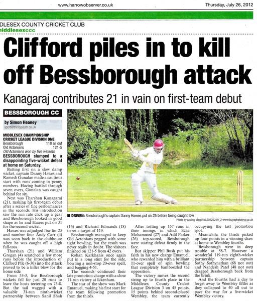 Clifford piles in to kill off Bessborough attack 